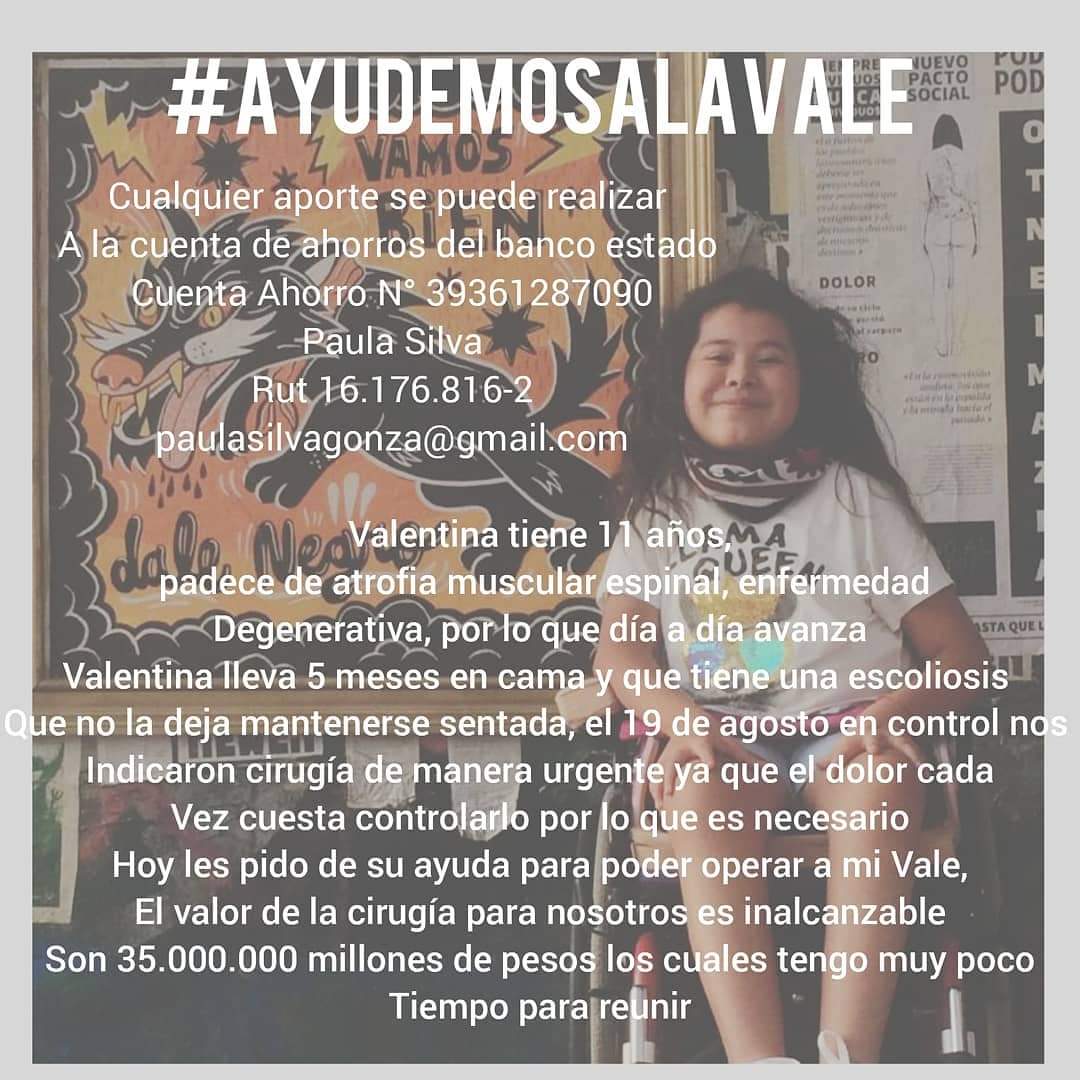 Campaña solidaria VALENTINA