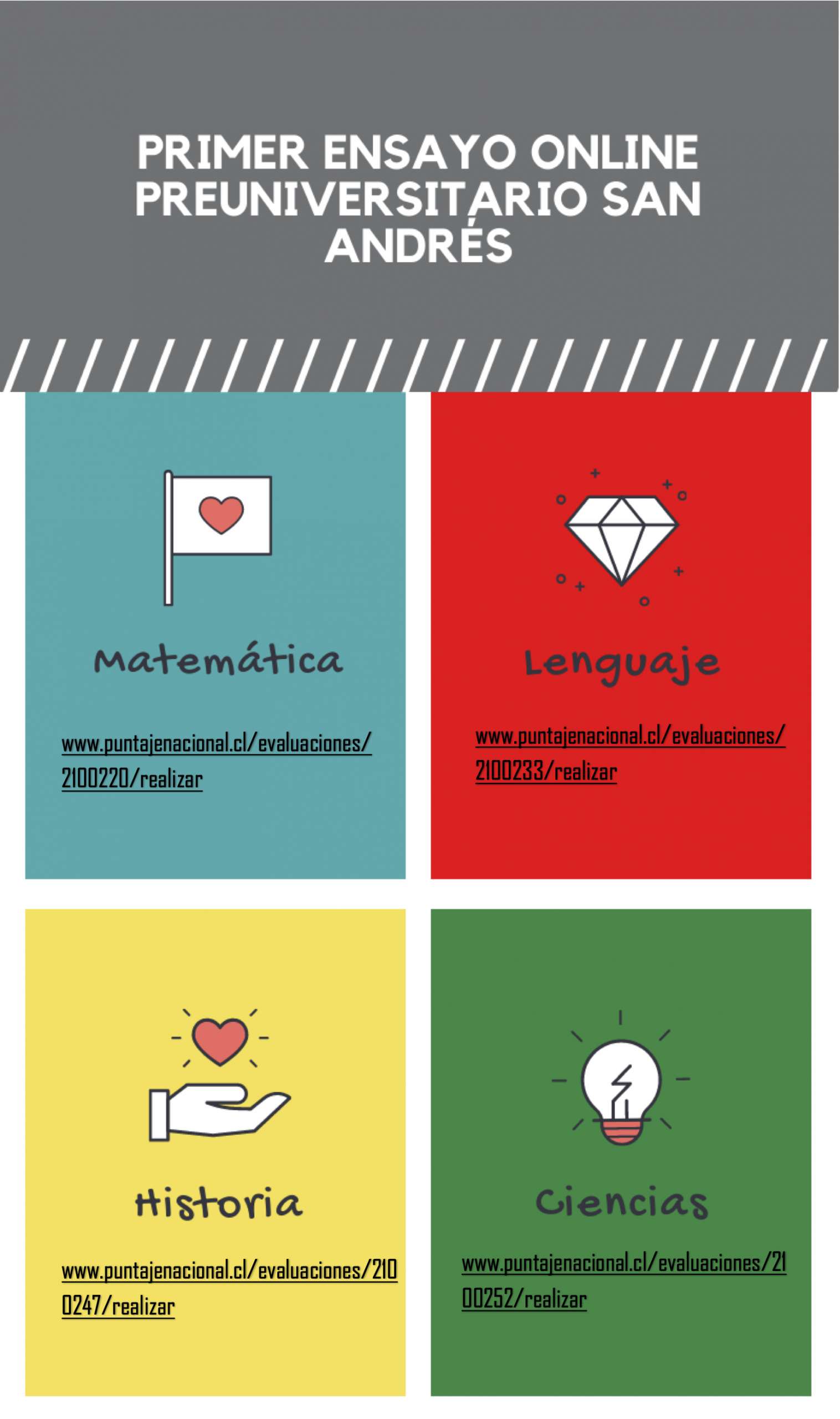 Primera prueba de Transición Online San Andrés