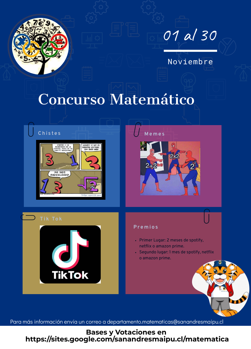 CONCURSO DEPARTAMENTO MATEMÁTICA